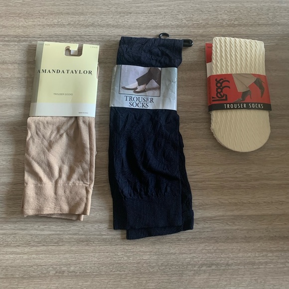 L’eggs & Amanda Taylor Other - NWT 3 Pairs of Trouser Socks L’eggs & Amanda Taylor Fits Size 9-11 Shoe Sz 4-10